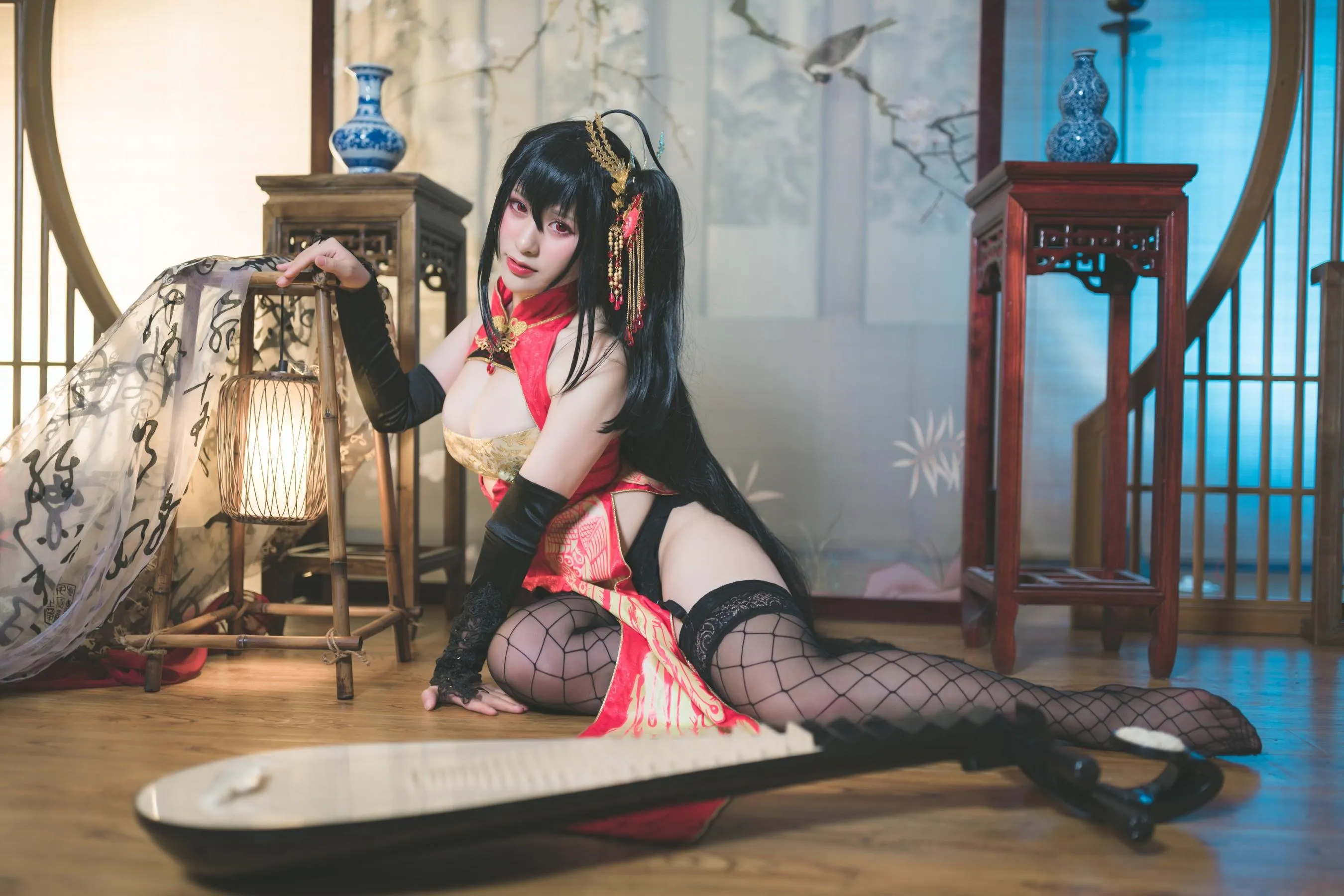 柘烟_Zuken – NO.04 大凤旗袍 [24P]插图9